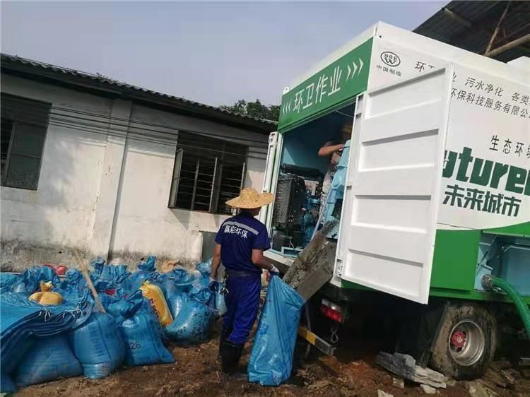 壤塘工业污泥压干处理